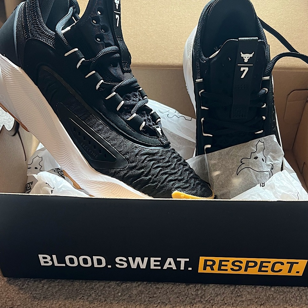 Brand New!!!! Project Rock size 9.5 sneakers